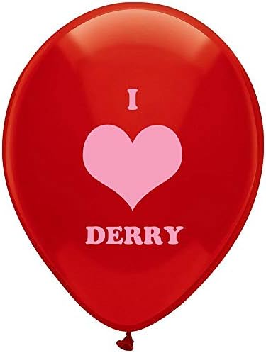 IT Pennywise baloni božićni ukrasi Cool Crveni balon volim Derry Xmas Decor Indoor cosplay Bithday Party pribor 12inch lateks zastrašujući