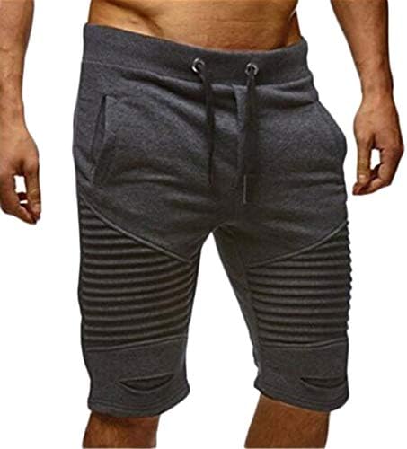 Muške kratke hlače za vježbanje u teretani ugrađene hlače za trčanje uske kratke hlače s džepovima