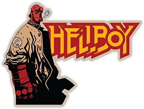Naljepnica s logotipom Hellboy 5 x 4