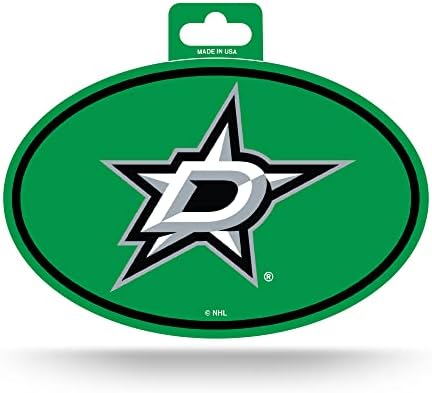 Rico Industries NHL Dallas zvijezde Cijele boje ovalna naljepnica u boji ovalne naljepnice 4 x 6
