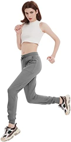 Pacibe Super Soft Jogger hlače Sport Noga za žene s džepovima srednjeg vitke nogu joga hlače