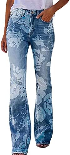 Miashui plus veličine hlače set ženski dugi višestruki izbor tiskanih ležernih labavih hlača udobne mikroplašene plus veličina