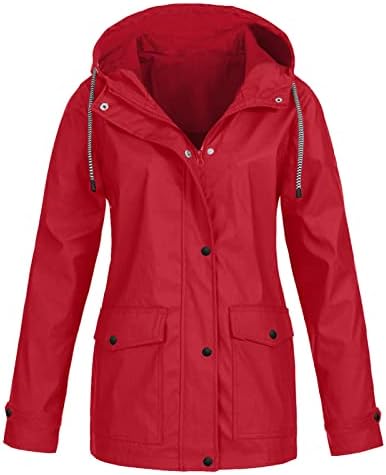 Ženski kabanica vodootporna lagana čvrsta boja na otvorenom jaknom za sportsku odjeću Moda lagana plus veća od vanjske odjeće