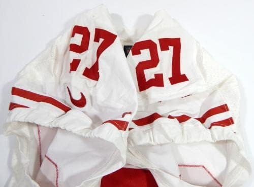 San Francisco 49ers Keith Reaser 27 Igra izdana White Jersey 40 dp28795 - Nepotpisana NFL igra korištena dresova