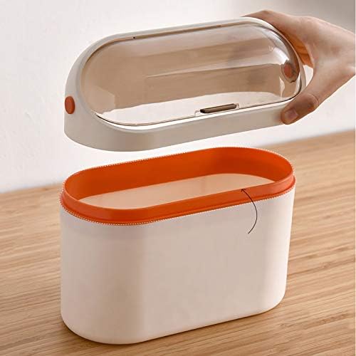 Stolna kanta za smeće bucket viseća kanta za vrata ormara s poklopcem mala zidna sklopiva kanta za smeće za kuhinju automobila u kupaonici