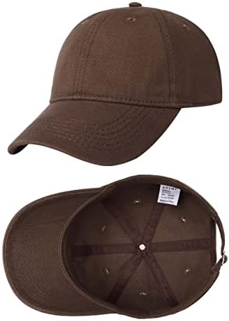 AOMSI 2 PACK / 1 PC Nestrukturirano meko pamučno platno kapica casual tata šešir za žene muškarce