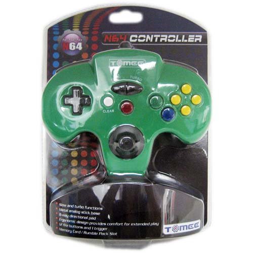 Nintendo 64 kontroler - zelena