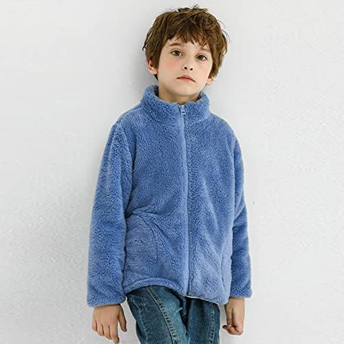 Dječaci mališana djevojčice dugi rukavi zima solidna jakna s patentnim zatvaračem, zgušnjavanje toplih, nadmašuje dječje kapute veliki