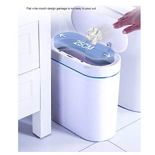 Pametni senzor bucket za smeće elektronička automatska kućna kanta za smeće za kupaonicu vodootporna kanta za smeće s uskim šavom