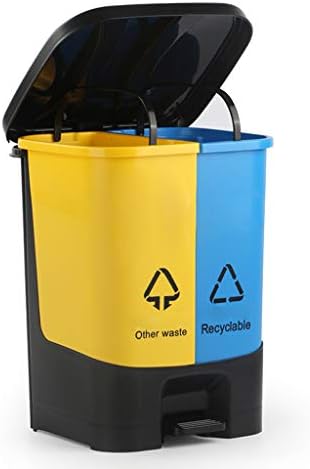 Kanta za smeće plastična kanta za recikliranje s poklopcem klasificirana kanta za smeće kvadratna stepenica kuhinjska kanta za kućanstvo