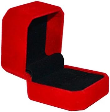 Velvet Box za prsten - prikaz nakita i poklon kutija - uklonjivi umetak i mekana obloga - futrola za angažman prsten i organizator