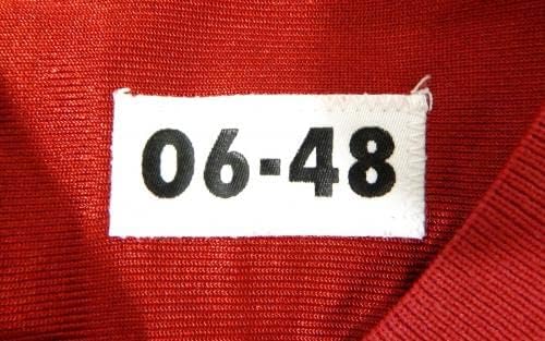 2006. San Francisco 49ers Brian de la Puente 60 Igra izdana Red Jersey 48 31 - Nepotpisana NFL igra korištena dresova