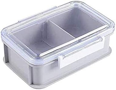 Kutija za ručak nepropusna kutija za bento, 2 odjeljka za ručak Mikrovalna pećnica za zamrzavanje posuđa za perilicu posuđa za djecu