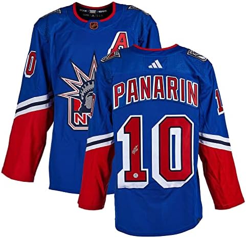 Artemi Panarin potpisala je New York Rangers Reverse Retro 2.0 Adidas Jersey - Autografirani NHL dresovi
