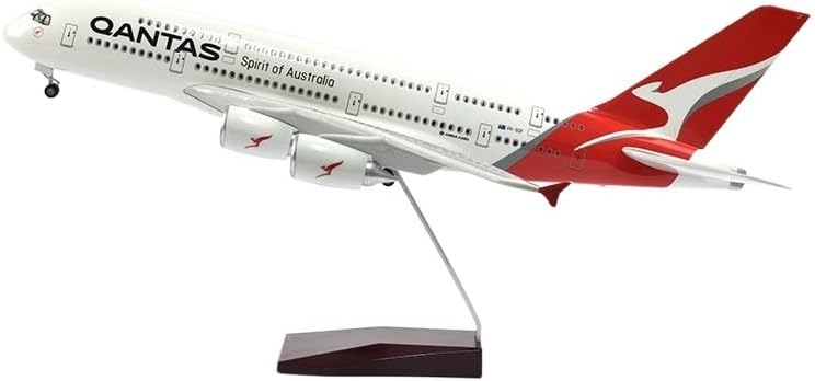 Lukbut omjer klizanja oslikanih umjetničkih djela za: Qantas Airbus A380 AIRCRAFTY Model Australia 1/160 Ljestvica Die lijevane smole