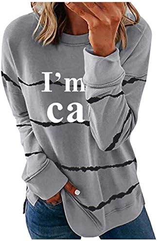 Dubove za žene pulover za nošenje s gamašama majice labave majice bluza vrhovi radne odjeće tunike
