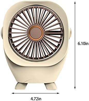 Vivianyo hd mali stol ventilator 2 ubrzanja osobna punjiva baterija s punjivim ventilatorom električni prijenosni USB ventilator tihi