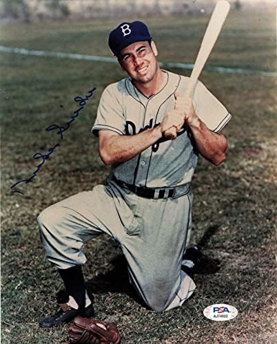 Duke Snider potpisao 8x10 Photo PSA/DNA Los Angeles Dodgers Autografirani Brooklyn - Autografirane MLB fotografije