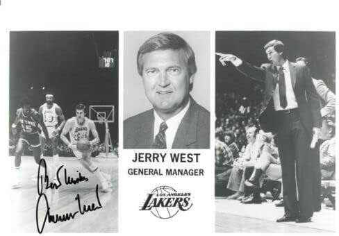 Jerry West potpisao je Autografirani 8x10 Photo Los Angeles Lakers Legenda Beckett Bas
