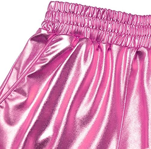 Perfashion Girls Metallic kratke hlače blistavo sjajne vruće hlače Zlato/srebro/ružičasta odjeća