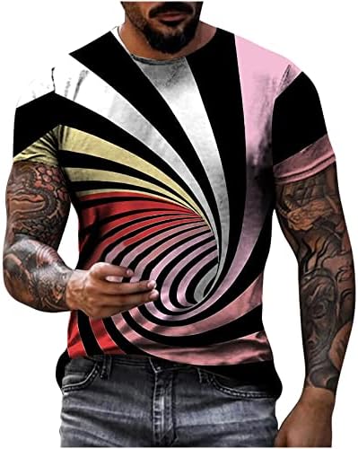Tee vrhovi unisex modni 3D majica majice grafički uzorak bluza majice kratkih rukava za mens ženske juniore
