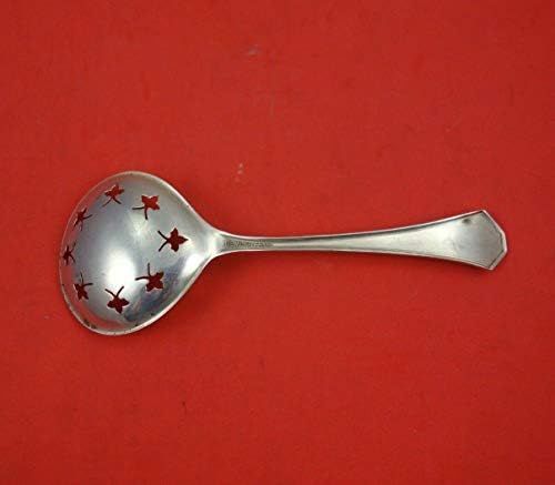 Jednostavnost od SSMC-Saart Sterling Silver Nut Spoon probijena 5 1/2 Posluživanje