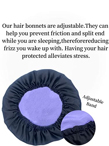Svileni poklopac, satenski poklopac, svileni poklopac za spavanje, poklopac za kosu za spavanje, predimenzioniran reverzibilni podesivi