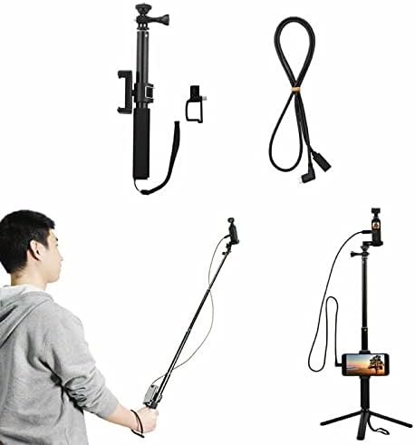 NC ekstenzijski selfie štapić+Type-C kabel kabel za stativ za DJI OSMO Džepk Gimbal Camera Ošireni selfie štap