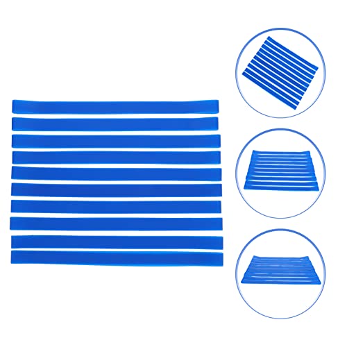50pcs gumeni držač silikonskog remena elastični odmor rastezljivi protuklizni držač stolice trgovina ljetnim priborom plave trake za