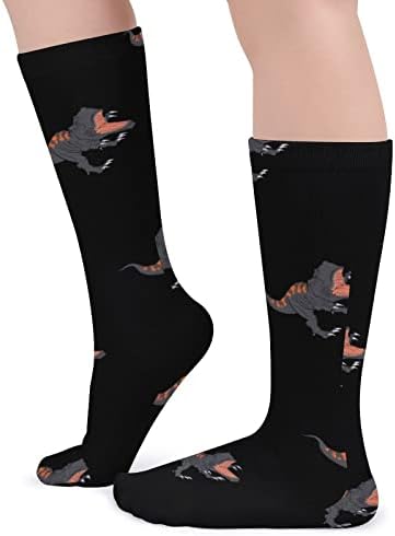 WeedKeycat Dinosaur debele čarape Novoltet Smiješan tisak grafički casual topla čarape za zimu