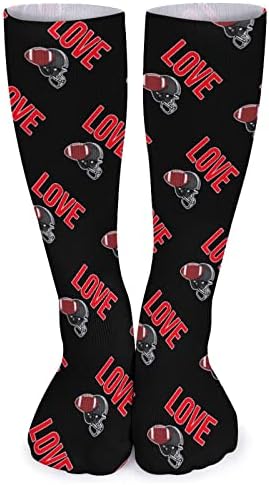Volim američki nogometni ragbi čarape čarape čarape za prozračne atletske čarape čarape na otvorenom za unisex