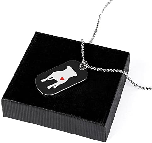 Pitbull Heart ženska ogrlica Personalizirani privjesak podesivi nakit za kućnu turističku zabavu