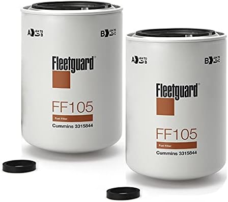 FF105 Fleetguard Filter Filter Spin On, zamjenjuje Baldwin BF957, Donaldson P550105, Wix 33109