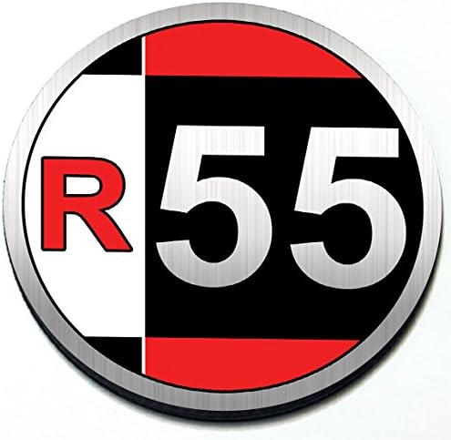 Umjetnički odraz R55 - Magnetska značka za roštilj za 2. gen Mini Cooper Clubman 2008-2014 - Grill Badge