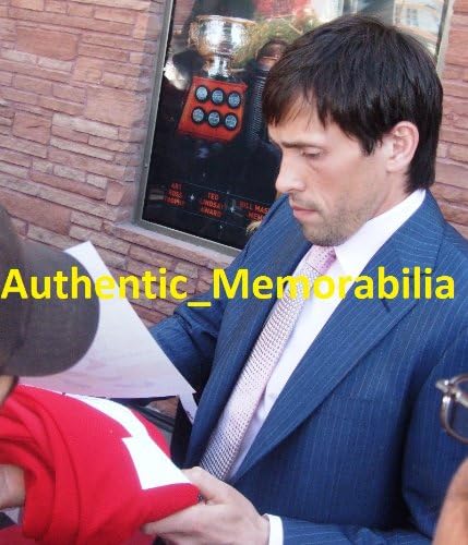 Pavel Datsyuk Autografirani Detroit Red Wings Crveni Jersey s dokazom, slika Pavel potpisivanja za nas, Detroit Red Wings, prvaci Stanley