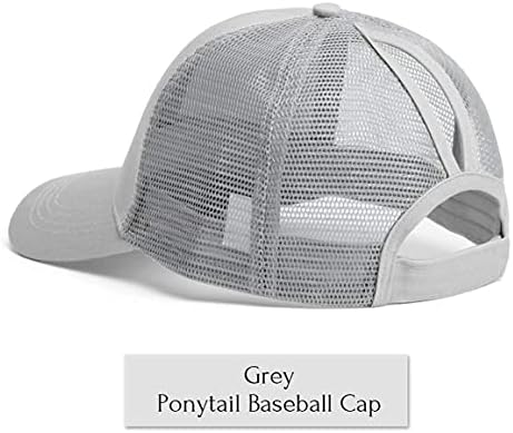 Čvrsta kaputa za bejzbol kapu od ponytail-a pamučna mreža visoka buka kapka žena 56-58 cm