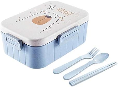 avavofo bento kutija za ručak crtani ručak kutija za djecu mikrovalna prijenosna posuđa za hranu kontejner ured ured zdravi slatka