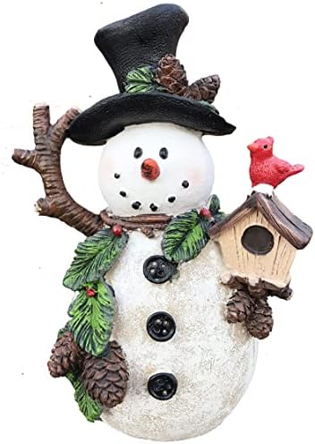 Klasična figurica snjegovića s kardinal pinecone božićno drvce figurice za dekor