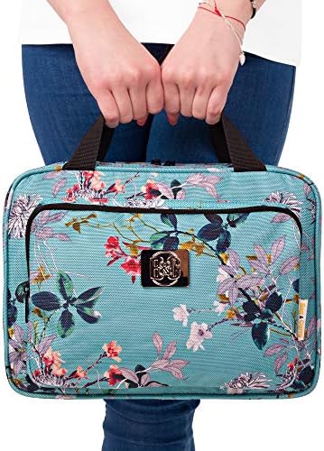 Velika viseća putna kozmetička torba za žene-putne toaletne potrepštine i kozmetička torba za šminku s više džepova