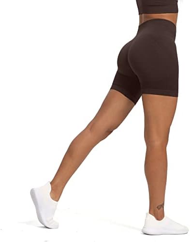 Aoxjox bešavne vježbačke kratke kratke hlače za žene Upravljanje trbuhom u trbuhu s visokim strukom Atletic Trčanje joga teretane kratke