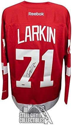 Dylan Larkin Autografirani Detroit Red Wings Reebok Premier Jersey - Gornja paluba - Autografirani NHL dresovi