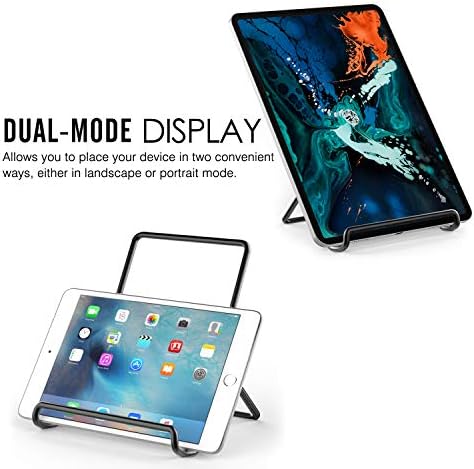 Moko sklopivi postolje za tablete, 2 pakiranja podesivog metala za metal za 9-12.9 Tablet, kompatibilan s iPad Mini 6, Air 4/3, iPad