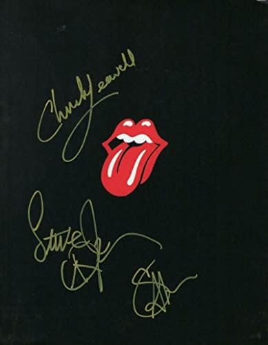 Steve Jordan Sasha Allen Provjerite Levell potpisao 11x14 Fotografija The Rolling Stones Band - Autografirani NFL fotografije