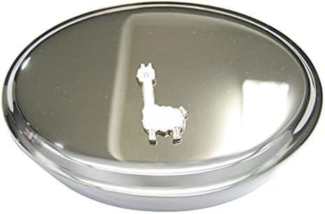 Bijela tonirana alpaca ovalna kutija nakita