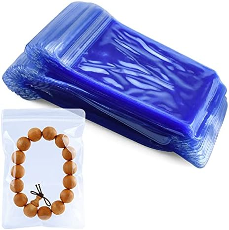 PVC Clear Anti Tarnish torbe za nakit 100 PCS nakit protiv oksidacije vrećice za patentni zatvarač prozirna knjiga za skladištenje