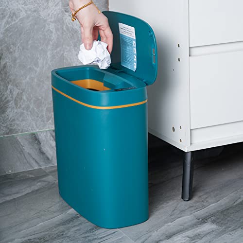Kupaonska kanta za smeće od 14 litara s poklopcem, automatska kanta za smeće od 3,6 galona, beskontaktna kanta za smeće ili oslonac