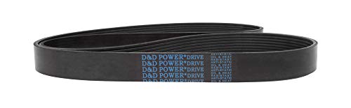 D&D PowerDrive 854K8 Poly V remen, 8 pojasa, guma