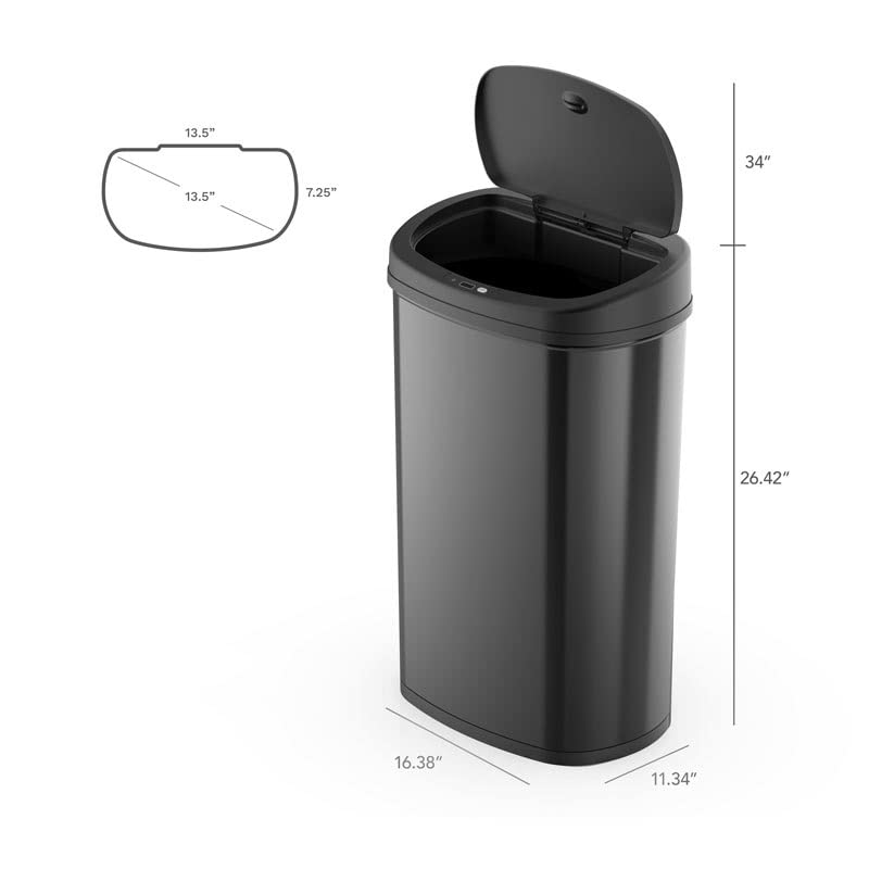 Kuhinjska kanta za smeće sa senzorom pokreta 2 kante za smeće od nehrđajućeg čelika