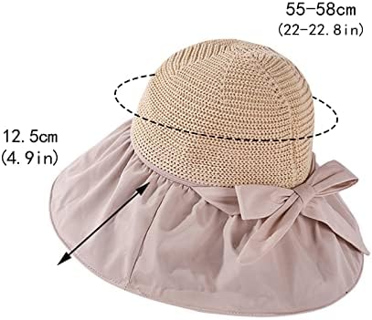 Kape za plažu za žene žene na otvorenom ležerni dekoracija luka Big Head Design Sun Hat