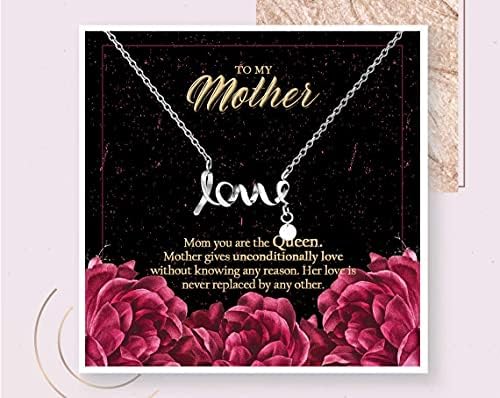 Nakit za poruke, ručno izrađena ogrlica - Inspirativna mama ogrlica Majki zlatni nakit Majki poklon poklon zlatna ogrlica za mamu Personalizirani